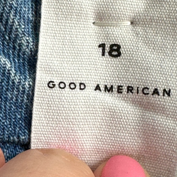 GOOD AMERICAN  Good 90s Looseblue - Indigo054 size 18 x 33 inch inseam - Picture 7 of 8